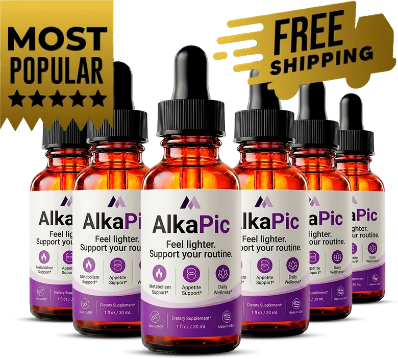 AlkaPic 6 Bottles package