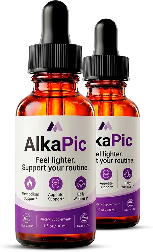 AlkaPic metabolism support liquid drops bottle